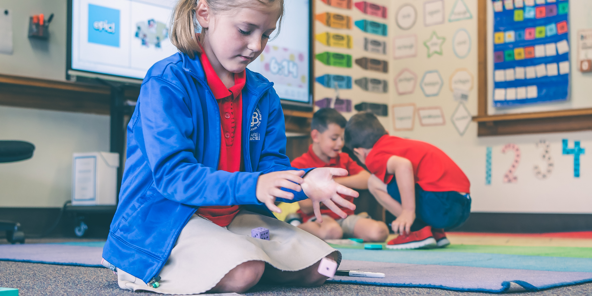 GRACE student rolling dice